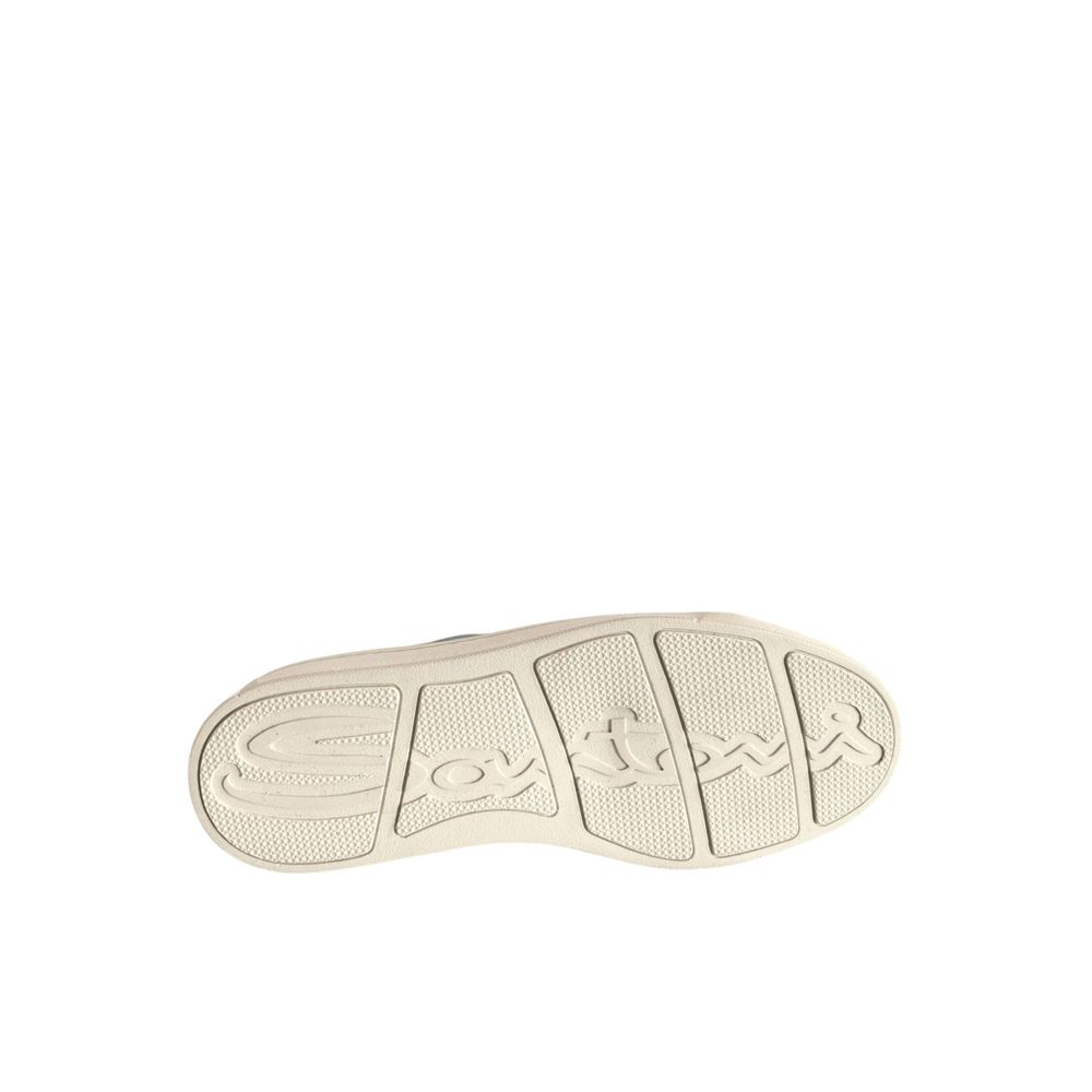 Santoni Sneaker aus blauem Stoff