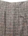 Dolce & Gabbana Brauner Tweed-Minirock mit hoher Taille und A-Linie
