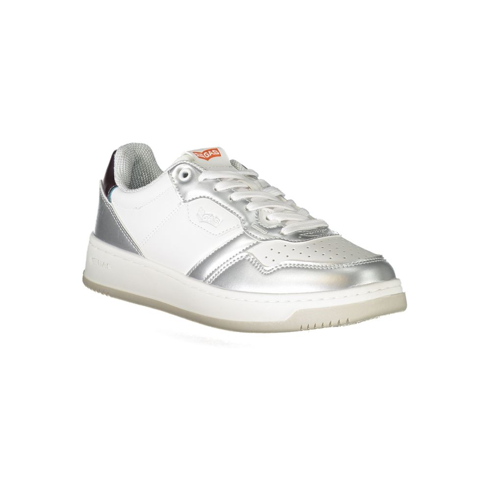 Gas Bianco Damen-Sneaker aus Polyurethan