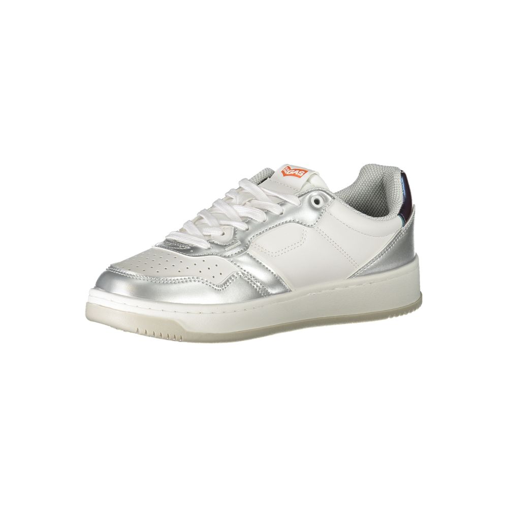 Gas Bianco Damen-Sneaker aus Polyurethan