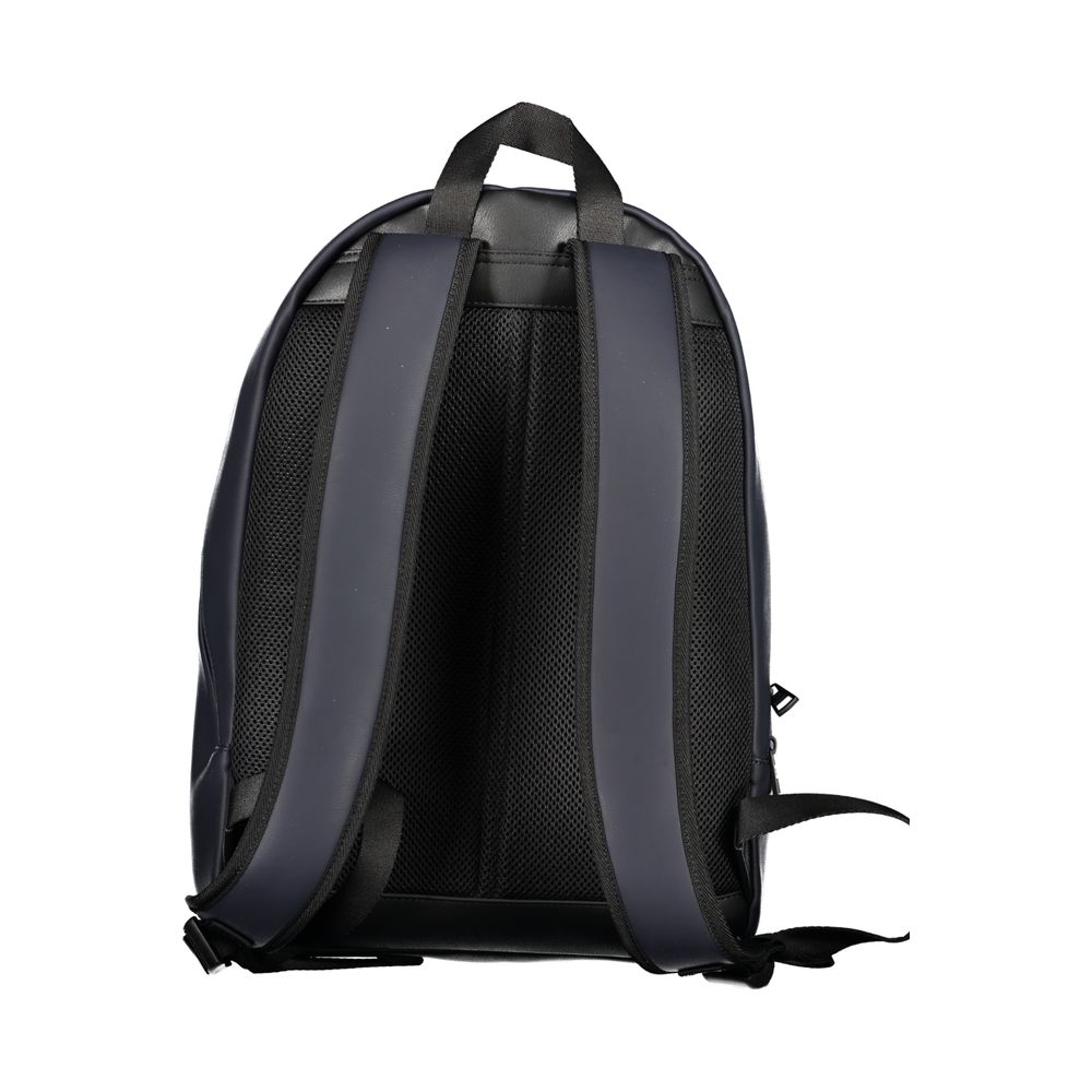 Tommy Hilfiger Blauer Rucksack aus Polyurethan für Herren mit verstellbaren Trägern