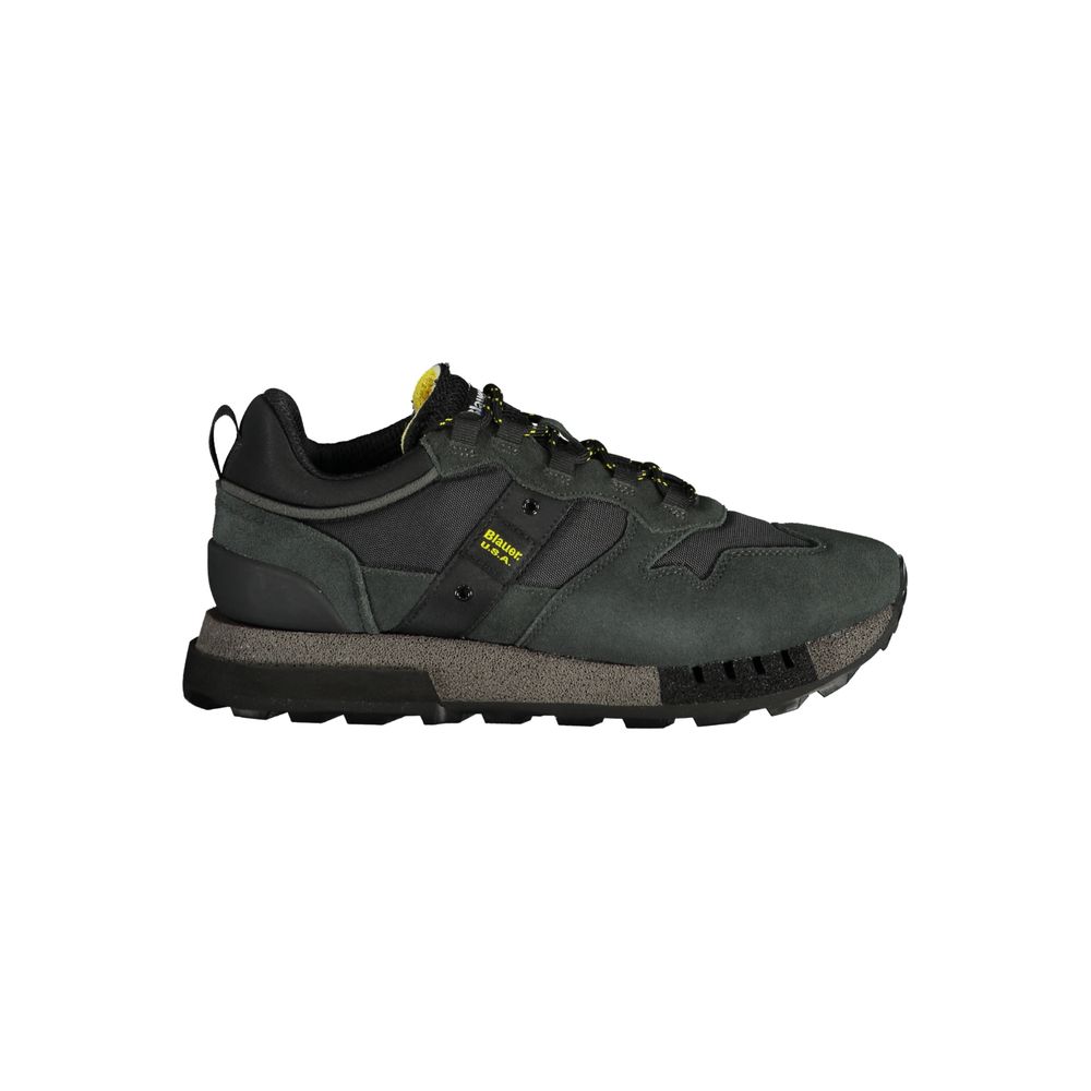 Blauer Schwarzer Sneaker aus Polyethylen für Herren