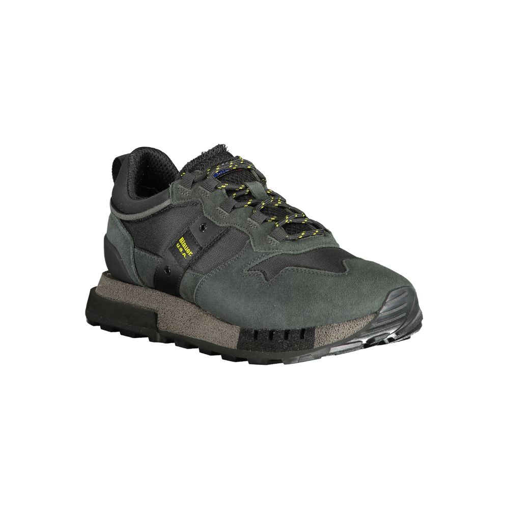 Blauer Schwarzer Sneaker aus Polyethylen für Herren