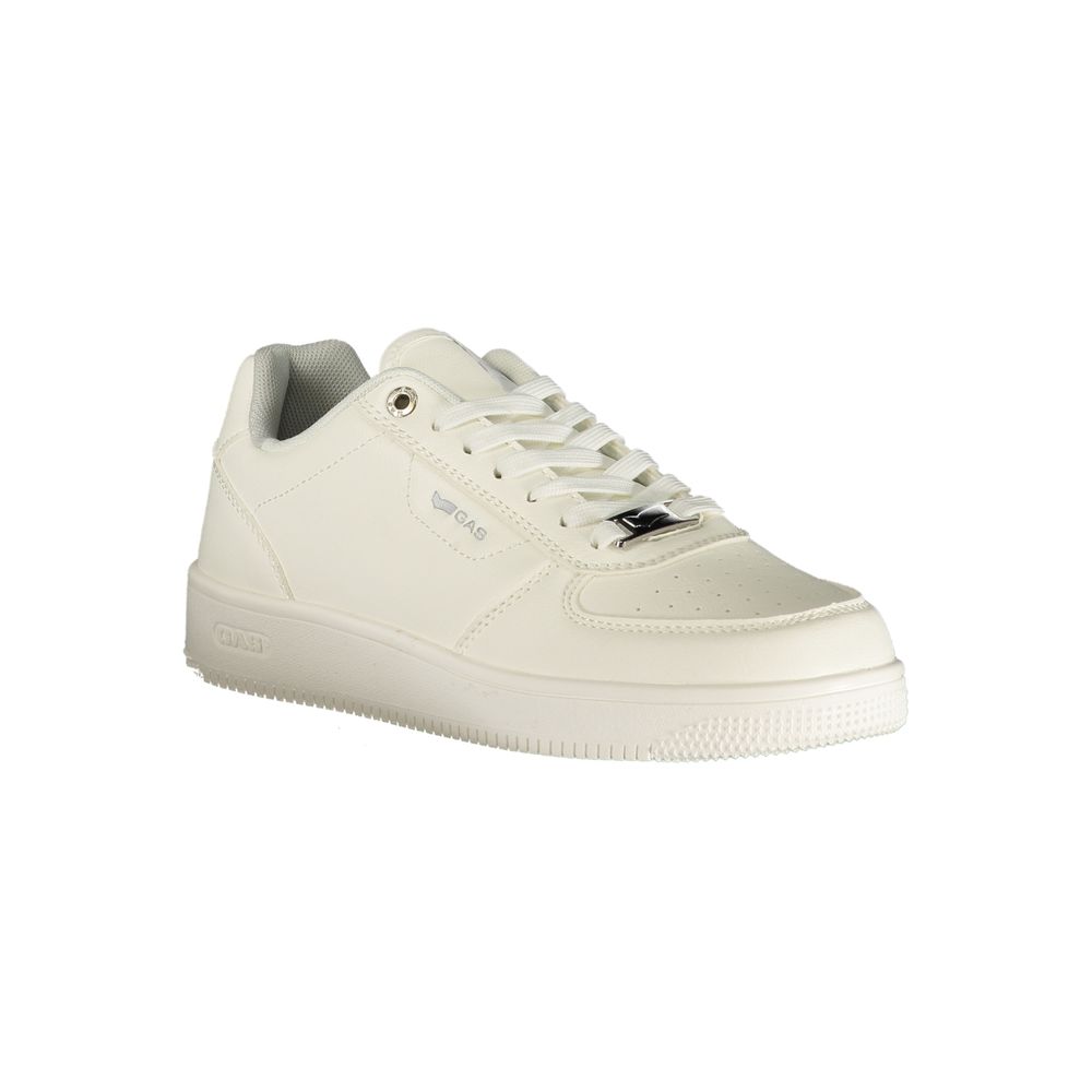 Gas Bianco Damen-Sneaker aus Polyurethan