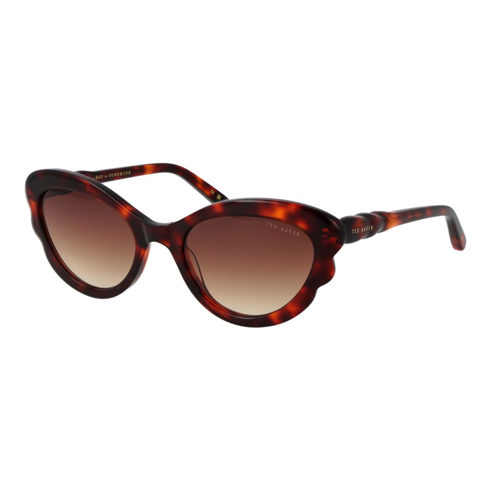 Ted Baker Braune Sonnenbrille aus Acetat