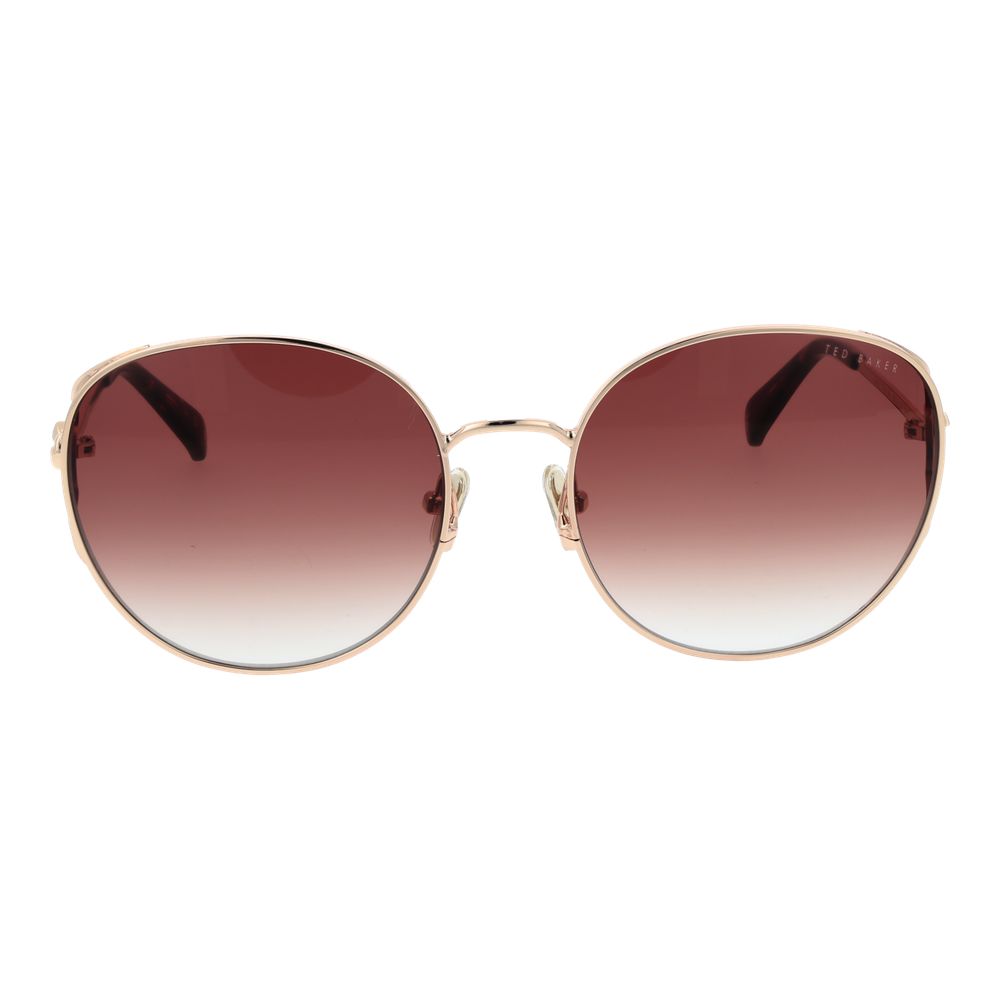 Ted Baker Sonnenbrille aus Roségold-Metall