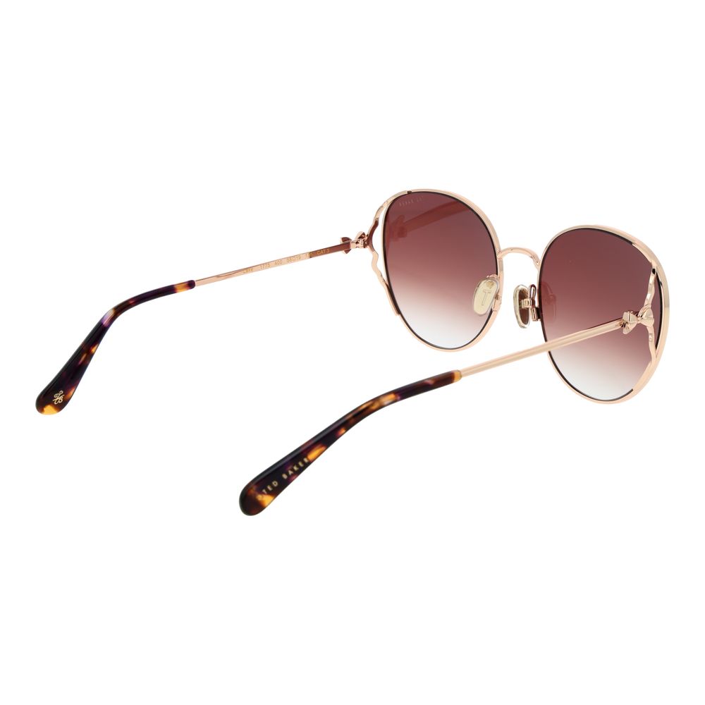 Ted Baker Sonnenbrille aus Roségold-Metall