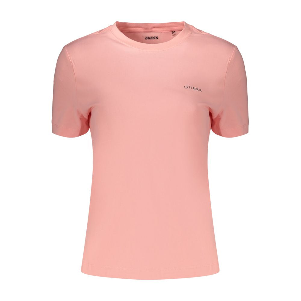 Guess Jeans Pink Cotton Women's T-Shirt