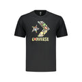 Converse Schwarzes Baumwoll-T-Shirt für Herren