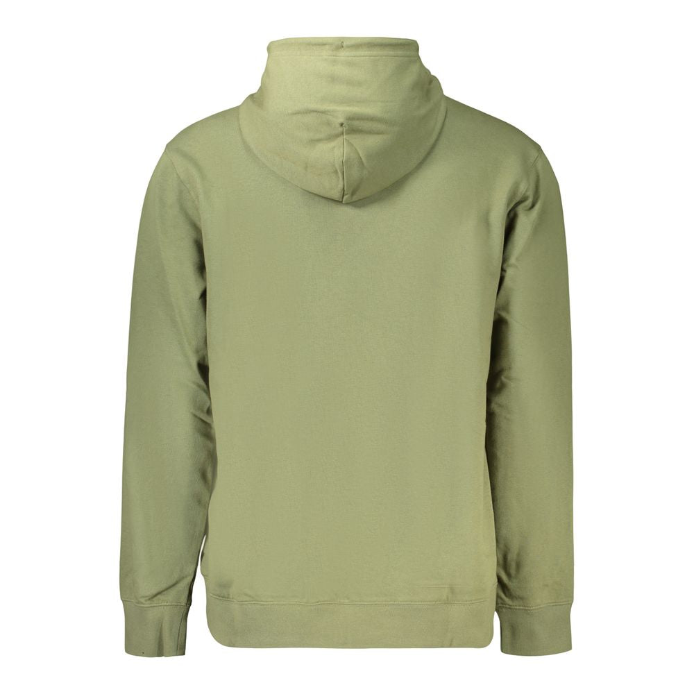 Converse Grüner Herren-Kapuzenpullover aus Baumwolle