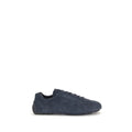 Prada Blaue Kalbsleder Bos Taurus Sportschuhe