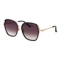 Ted Baker Schwarze Sonnenbrille aus Acetat