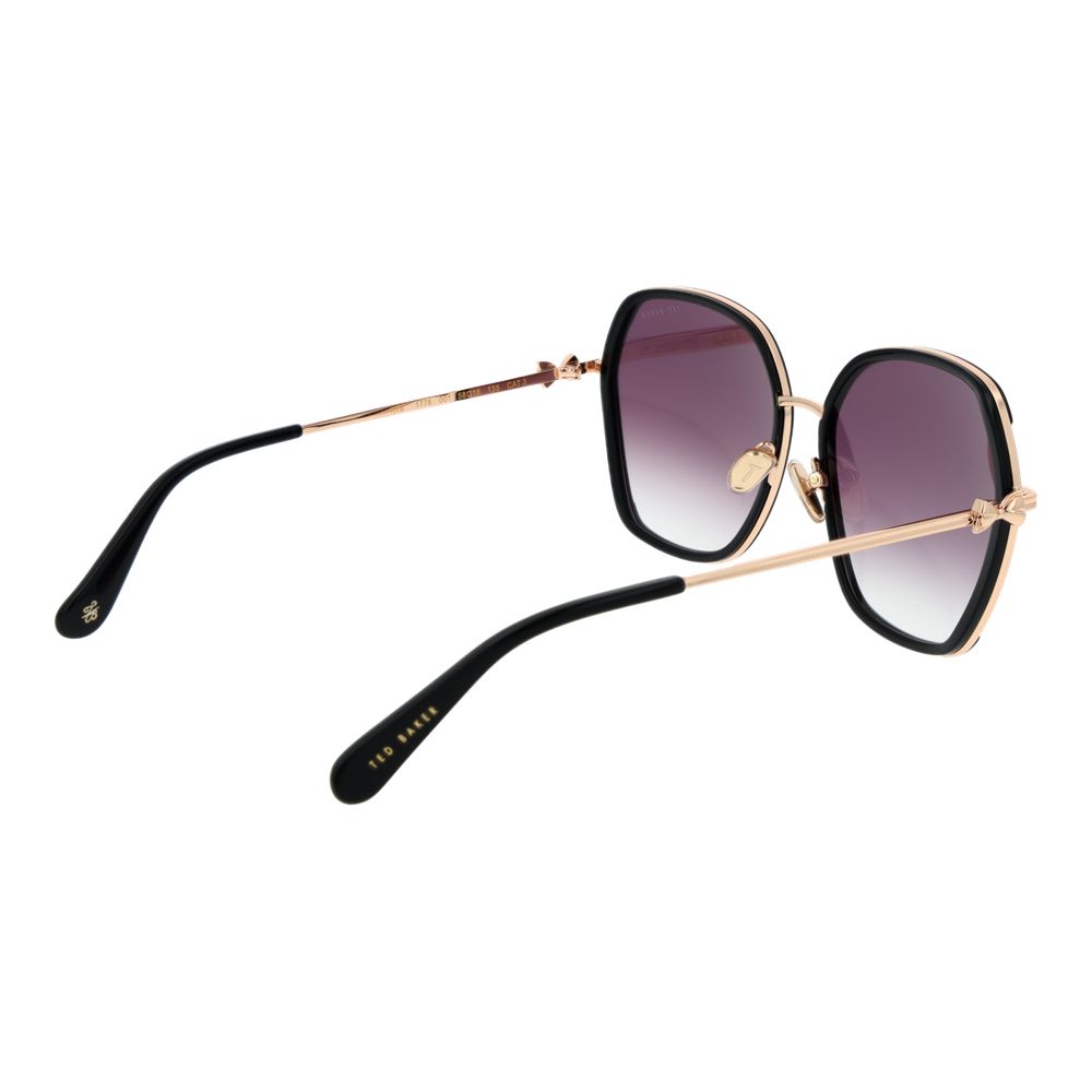 Ted Baker Schwarze Sonnenbrille aus Acetat