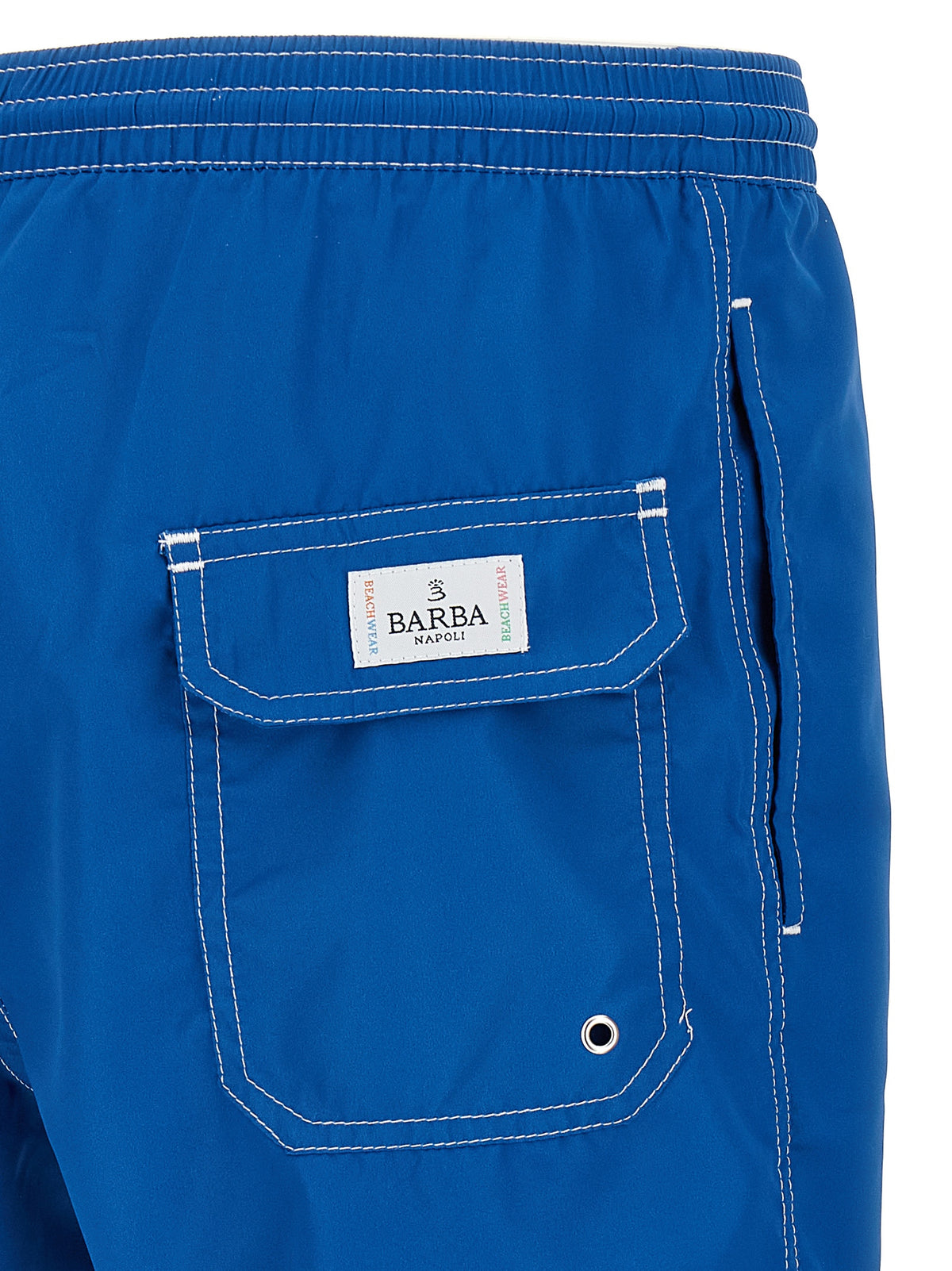 Barba Napoli Blaue Badeshorts aus Polyester
