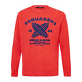 Dsquared² Rotes Baumwoll-T-Shirt