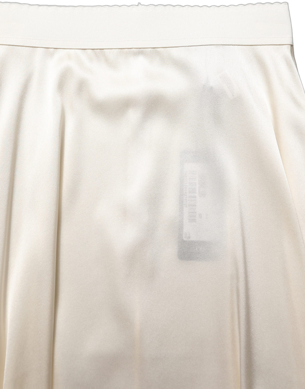 Dolce & Gabbana Rock aus Satin mit Spitzenbesatz in Off-White