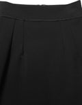 Dolce & Gabbana Schwarzer Nylon Minirock mit hoher Taille