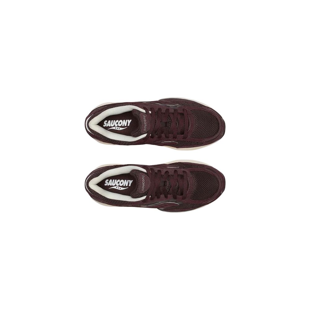 Saucony Braune Synthetik-Sneaker für Sport und Freizeit