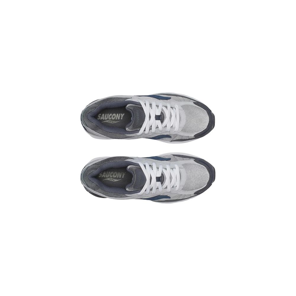 Saucony Graue synthetische Sportschuhe