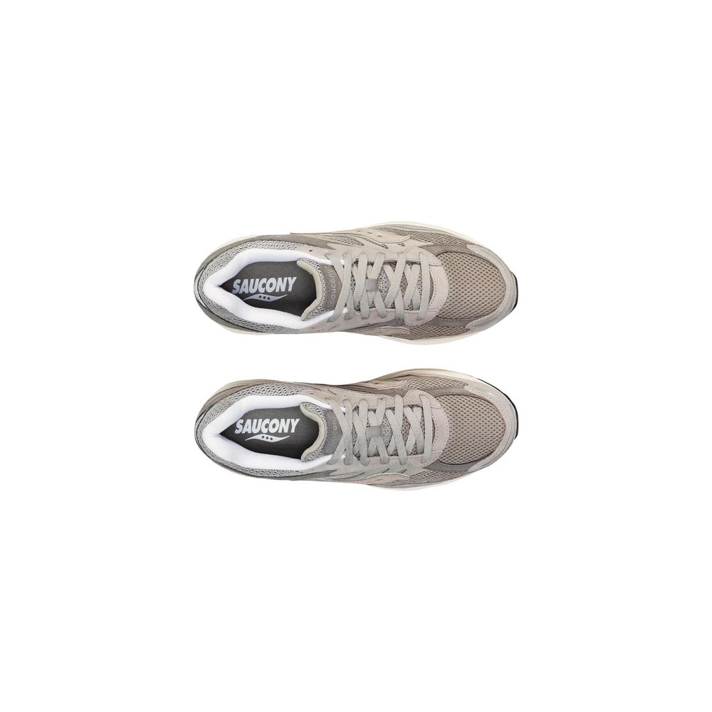 Saucony Graue synthetische Sportschuhe