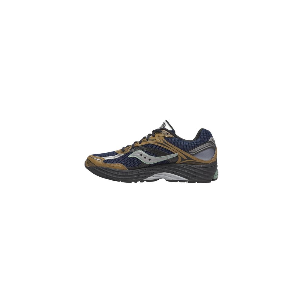 Saucony Braune Synthetik-Sneaker im Athletic-Stil