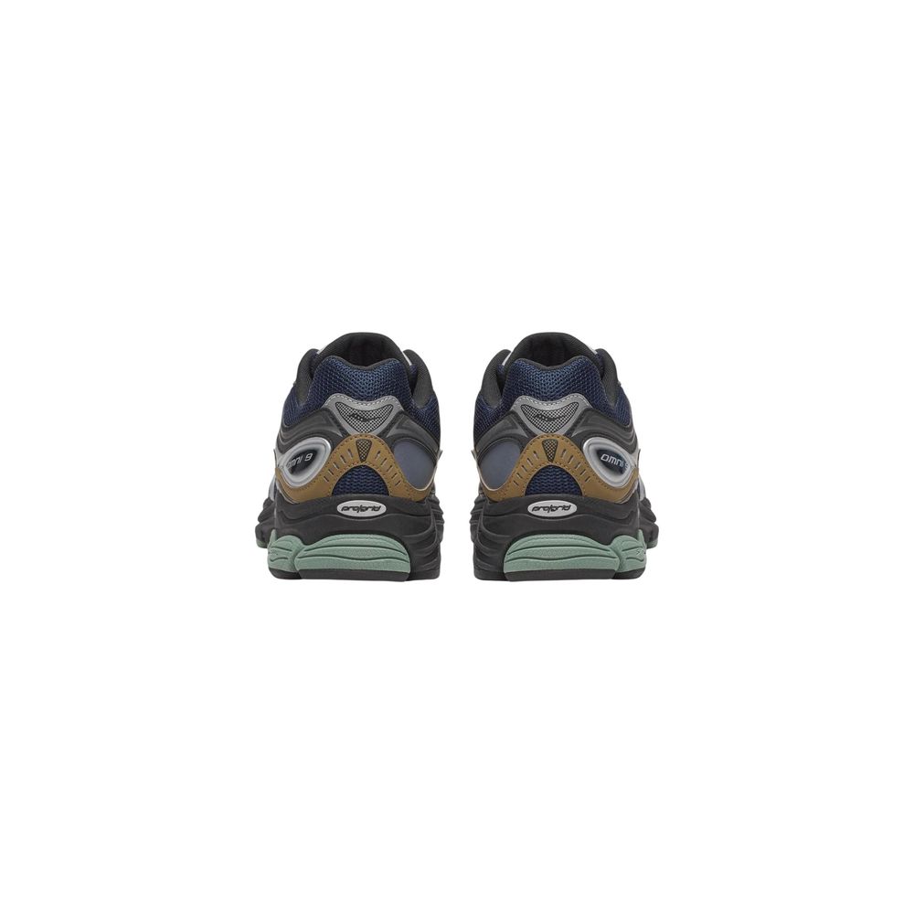 Saucony Braune Synthetik-Sneaker im Athletic-Stil