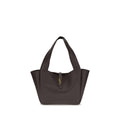 Saint Laurent Braune Kalbsleder Bos Taurus Schultertasche