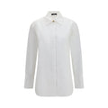 Balmain Weißes Baumwollkleidhemd