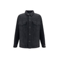 Balmain Schwarze Baumwoll-Shell-Jacke