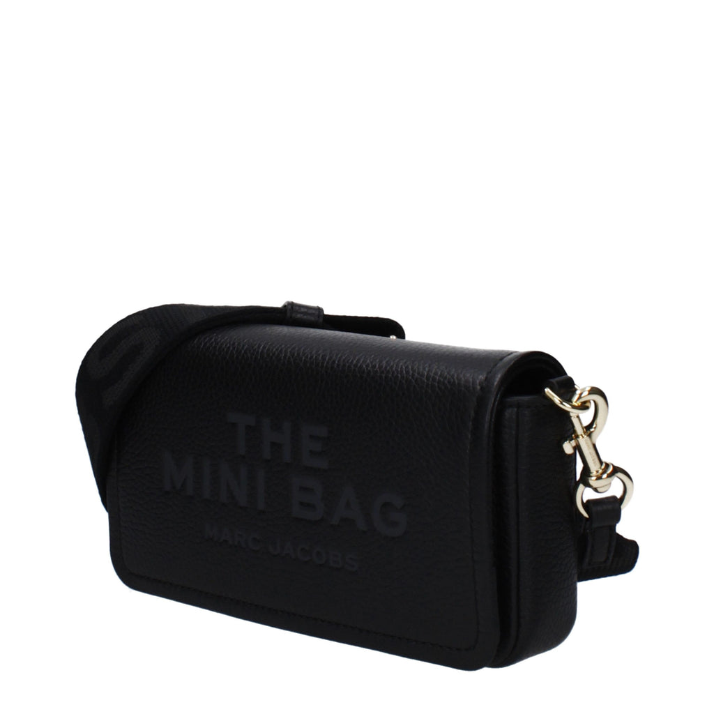 Marc Jacobs Schwarze Leder Umhängetasche
