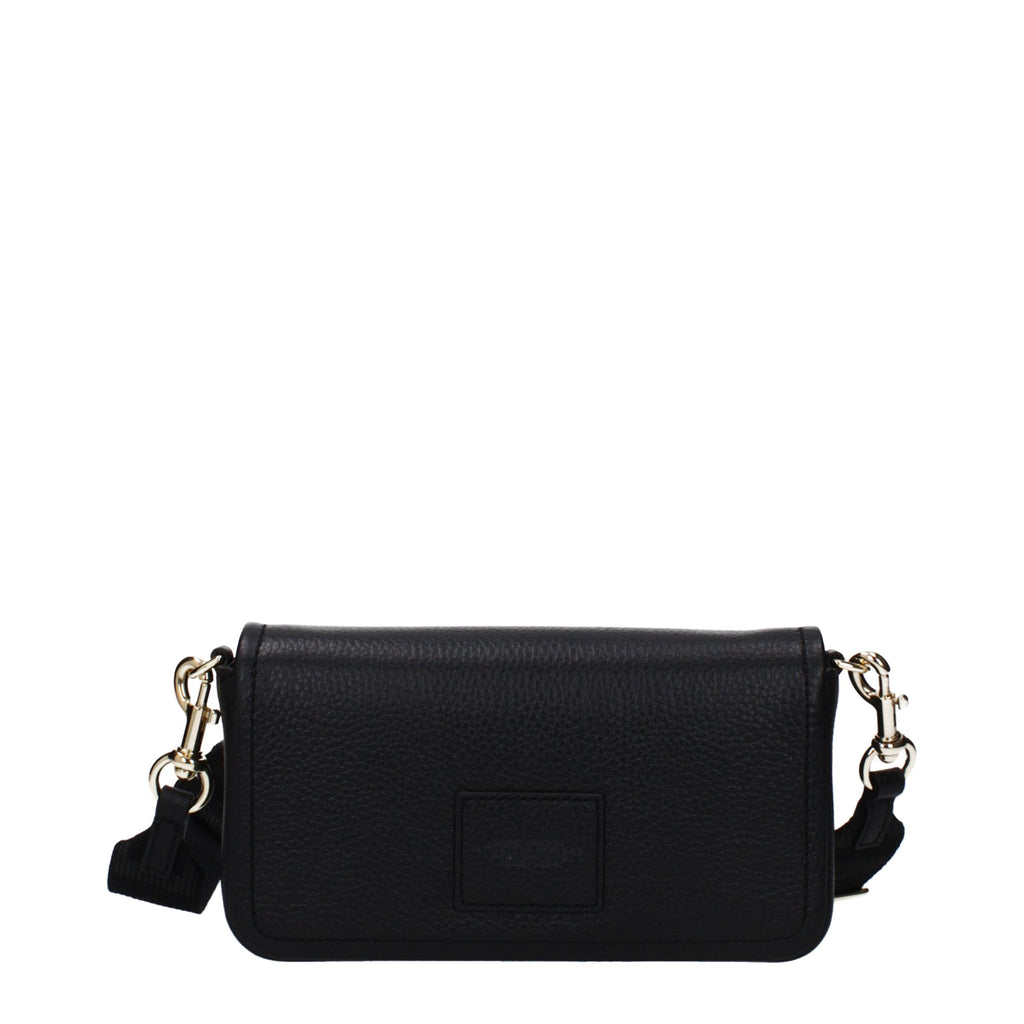 Marc Jacobs Schwarze Leder Umhängetasche