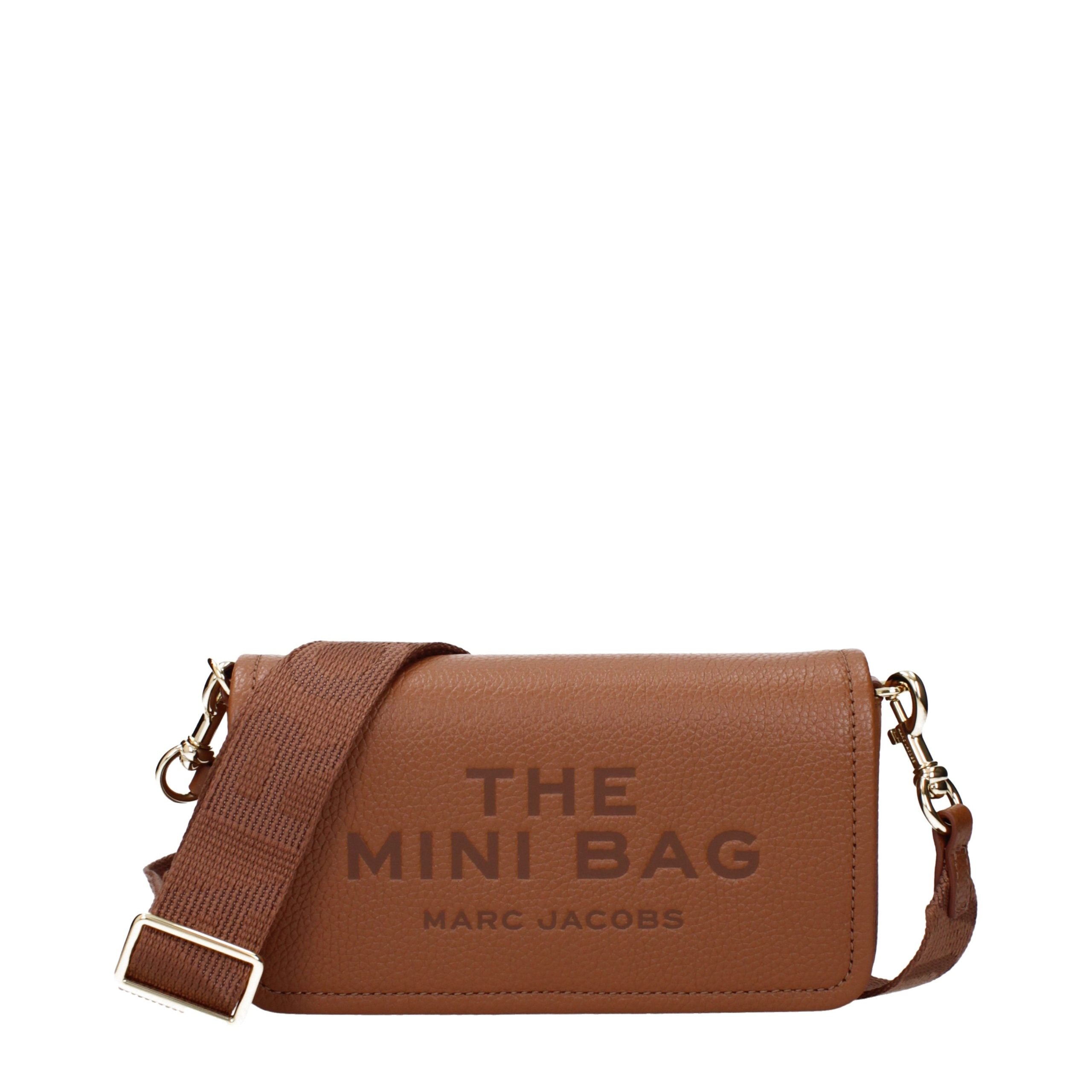 Marc Jacobs Braune Leder Umhängetasche