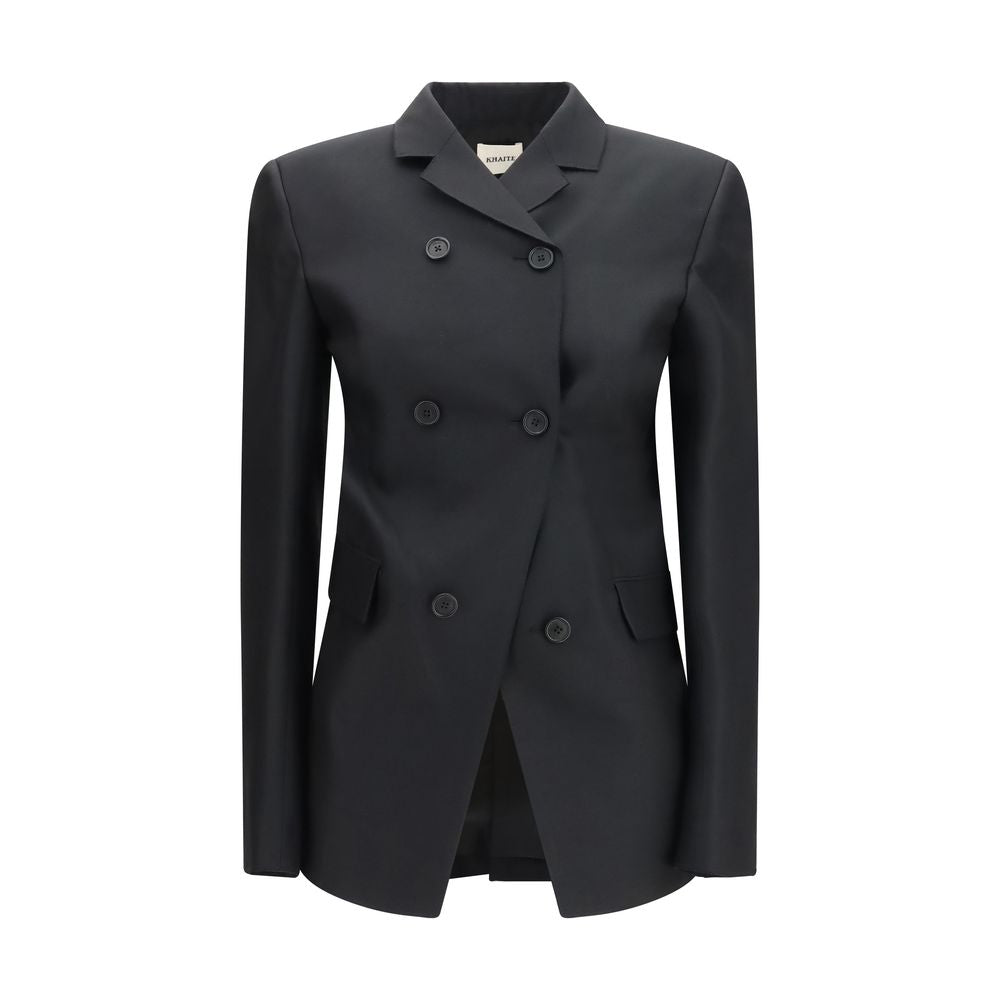 Khaite Schwarzer Oves Aries Wollblazer