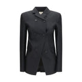 Khaite Schwarzer Oves Aries Wollblazer