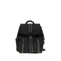 Ganni Schwarzer Rucksack aus recyceltem Polyamid