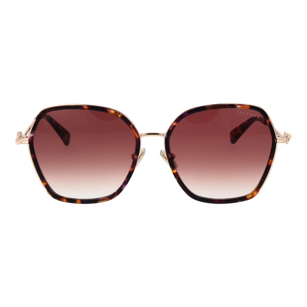 Ted Baker Braune Sonnenbrille aus Acetat