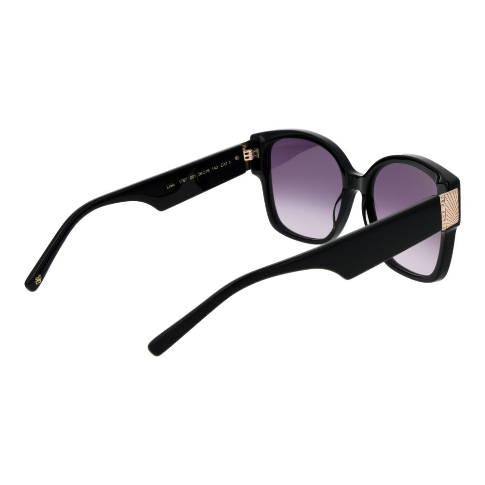 Ted Baker Schwarze Sonnenbrille aus Acetat
