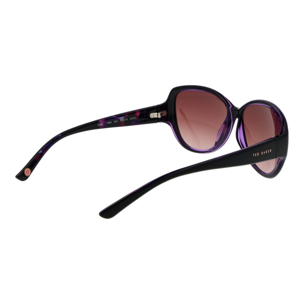 Ted Baker Schwarze Sonnenbrille aus Acetat