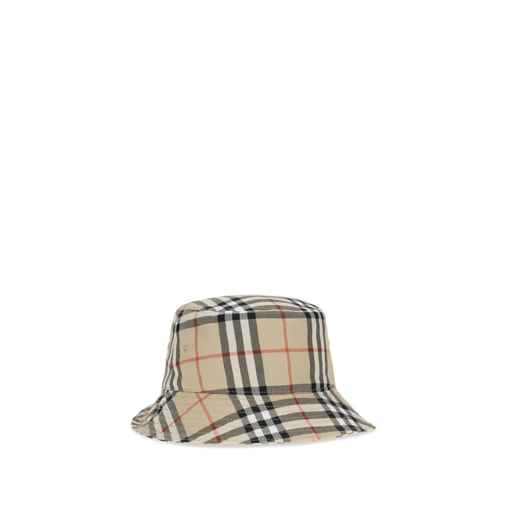 Burberry Beige Baumwoll-Bucket-Hat