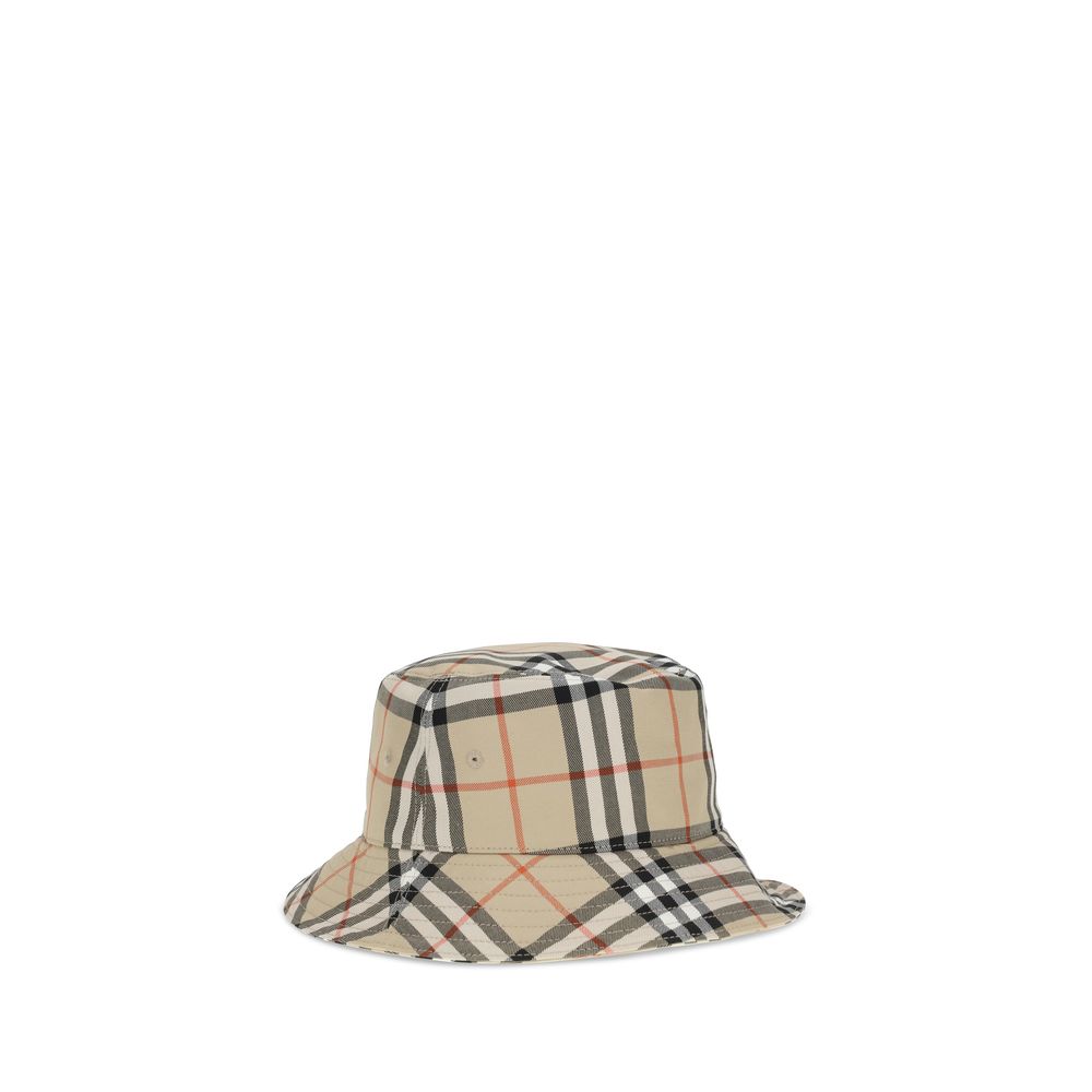 Burberry Beige Baumwoll-Bucket-Hat