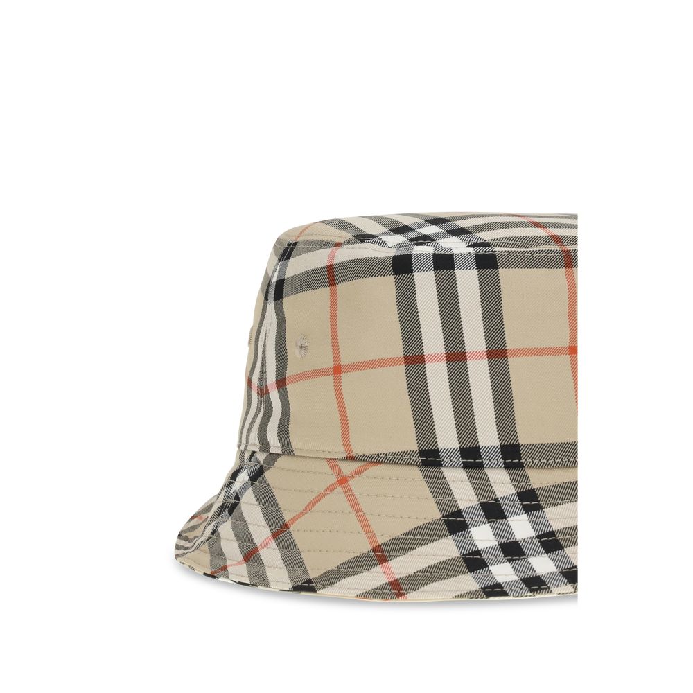 Burberry Beige Baumwoll-Bucket-Hat