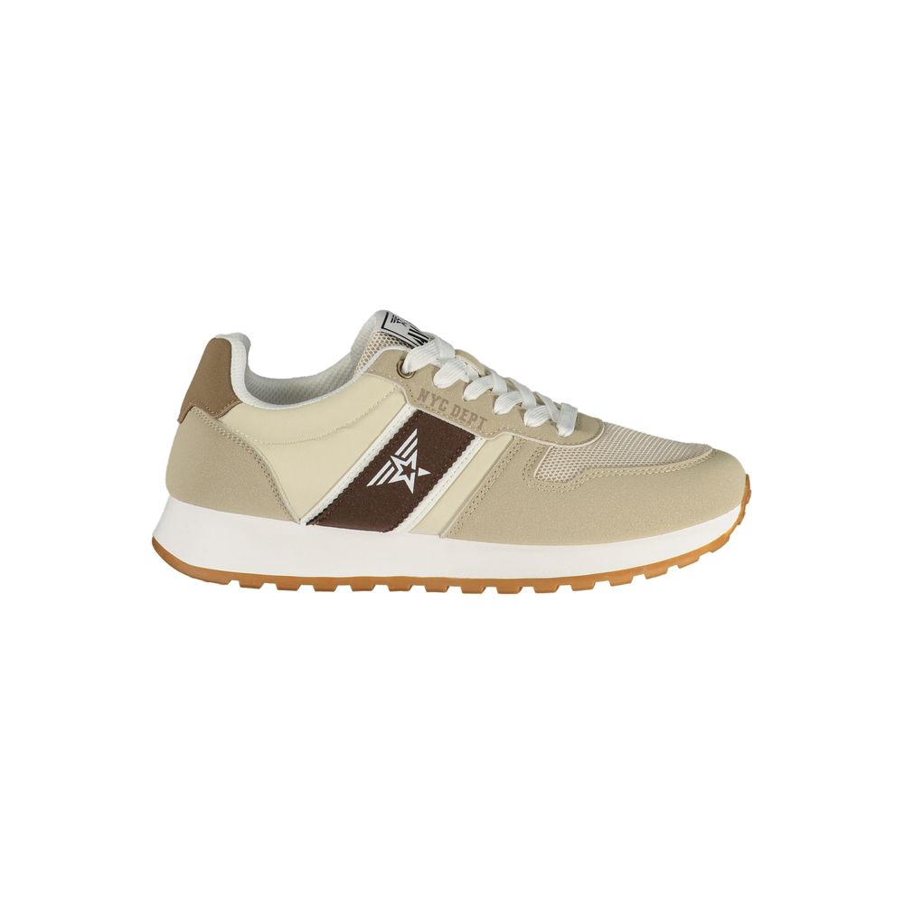 Avirex Beige Polyester Herren Sneaker