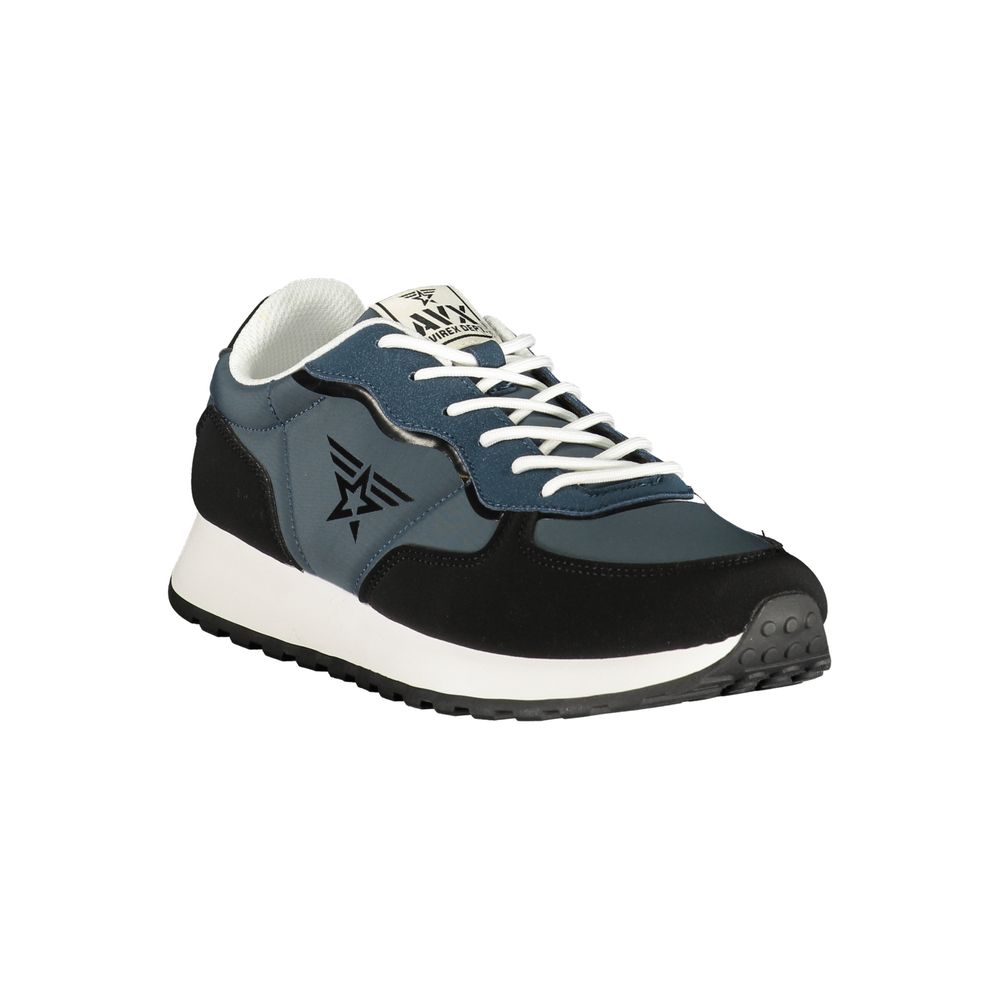 Avirex Blauer Sneaker aus Polyurethan für Herren