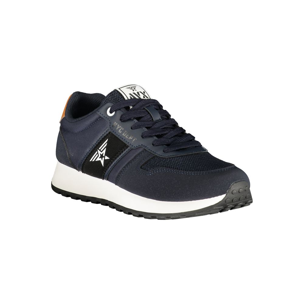 Avirex Blauer Sneaker aus Polyurethan für Herren