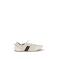 Gucci Weiße Low-Top-Sneaker aus Kalbsleder Bos Taurus