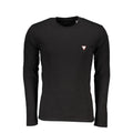 Guess Jeans Schwarzes Herren-T-Shirt aus Bio-Baumwolle