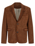 Golden Goose Braune Lammlederjacke
