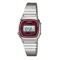 Casio Digitale Armbanduhr aus silbernem Edelstahl