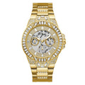 Guess Goldfarbene Edelstahl-Dresswatch