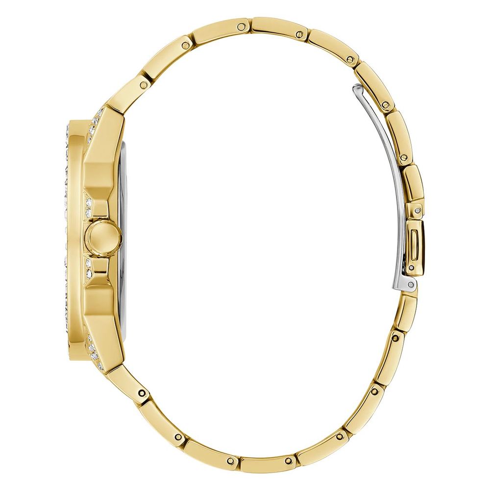 Guess Goldfarbene Edelstahl-Dresswatch